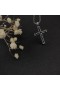 David Yurman Chevron Cross Pendant Sterling Silver 33mm