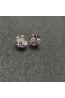 David Yurman Crossover Stud Earrings Sterling Silver with 18K Yellow Gold 11mm