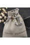 David Yurman Men Amulets Anchor Necklace with Black Diamonds