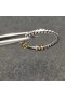 David Yurman Petite Helena Wrap Band Ring Sterling Silver with 18K Yellow Gold and Diamonds 4mm