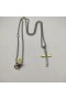 David Yurman Women Charms Color-block Cross Necklace