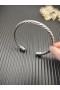 David Yurman Women's Cable Cuff Bracelet Sterling Silver 4mm