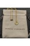 David Yurman Women's Initial Charm Necklace 18K Yellow Gold with Diamond H