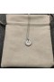 David Yurman Women's Initial Charm Necklace Sterling Silver with Diamond A