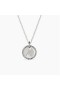 David Yurman Women's Initial Charm Necklace Sterling Silver with Diamond A