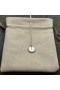 David Yurman Women's Initial Charm Necklace Sterling Silver with Diamond J