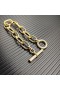 David Yurman Women's Madison Pavé Toggle Chain Bracelet 18K Yellow Gold with Diamonds 20cm