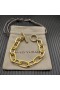 David Yurman Women's Madison Pavé Toggle Chain Bracelet 18K Yellow Gold with Diamonds 20cm