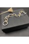 David Yurman Women's Madison Toggle Chain Bracelet Sterling Silver with 18K Yellow Gold 19cm