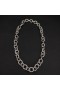 David Yurman Women's Oval Link Chain Necklace Sterling Silver 16mm
