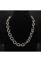 David Yurman Women's Oval Link Chain Necklace Sterling Silver 16mm