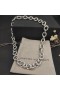 David Yurman Women's Oval Link Chain Necklace Sterling Silver 16mm