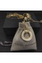 David Yurman Women's Pavé Crossover Pendant Necklace 18K Yellow Gold with Diamonds 30mm