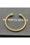 David Yurman Women's Renaissance Cablespira Cuff Bracelet 18K Yellow Gold with Chrysoprase 5mm