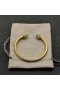 David Yurman Women's Renaissance Cablespira Cuff Bracelet 18K Yellow Gold with Chrysoprase 5mm