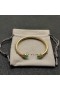 David Yurman Women's Renaissance Cablespira Cuff Bracelet 18K Yellow Gold with Chrysoprase 5mm