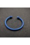 David Yurman Women's Renaissance Classic Cable Cuff Bracelet Dark Blue Aluminum 5mm