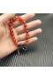David Yurman Men's Spiritual Beads Bracelet Sterling Silver with Red Onyx 8mm