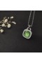 David Yurman Mulheres Albion Pingente de Prata com Peridoto e Diamantes 15mm