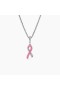David Yurman Mulheres do Cabo Colecionáveis Fita Colar Pingente de Prata com Esmalte Rosa de 24,4 mm