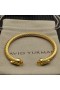 David Yurman das Mulheres Clássico Cabo Bracelete de Ouro Amarelo 18K com Diamantes Amarelo 5mm