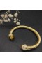 David Yurman das Mulheres Clássico Cablespira Bracelete de Ouro Amarelo 18K com Diamantes Amarelo 7mm
