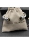 David Yurman das Mulheres Clássico Cablespira Bracelete de Prata com Diamantes Brown 7mm