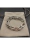 David Yurman Mulheres Madison Cadeia Pulseira de Prata Com Ouro Rosa de 18K 11mm