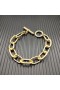 David Yurman Mulheres Madison Pavé de Alternância Cadeia Pulseira de Ouro Amarelo 18K com Diamantes 20cm