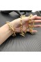 David Yurman Mulheres Madison Alternar Cadeia Colar de Ouro Amarelo 18K com Diamantes 11mm