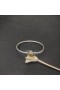 David Yurman Mulheres Petite Chatelaine Pulseira de Prata com Diamantes Amarelo 3mm