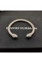 David Yurman Mulheres do Renascimento Clássico Cabo Bracelete de Alumínio Branco 5mm