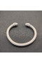 David Yurman Mulheres do Renascimento Clássico Cabo Bracelete de Alumínio Branco 5mm
