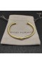 David Yurman Mulheres X Cablespira Estação Bracelete de Ouro Amarelo 18K com Diamantes Pavé 4mm