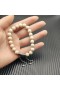 David Yurman Homens Espirituais Perla o Bracelete de Prata com Pedra Rio 8mm