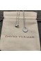 David Yurman Kezdeti Varázsa Sterling Ezüst, Gyémánt X