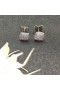 David Yurman Petite Chatelaine Fülbevaló Sterling Ezüst, Gyémánt Köves 6,5 mm-es