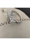 David Yurman Starburst Gyűrű Sterling Ezüst, Gyémánt, 19mm