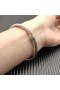 David Yurman Női Klasszikus Cablespira Állomás Mandzsetta Karkötő Ezüst Gyémántokkal 4mm