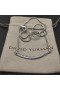 David Yurman Női Crossover Bár Medál Nyaklánc, Ezüst, Gyémántokkal