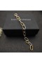 David Yurman Női Madison Lánc Karkötő Ezüst 18K Sárga Arany 11mm