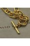 David Yurman Női Madison Kampós Lánc Nyaklánc 18K Sárga Arany 11mm