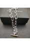 David Yurman Női Madison Kampós Lánc Nyaklánc, Ezüst 18K Sárga Arany 11mm