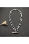 David Yurman Női Madison Kampós Lánc Nyaklánc, Ezüst 18K Sárga Arany 11mm