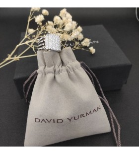 David Yurman Wheaton Gyűrű Ezüst, Gyémántokkal 16.7 mm