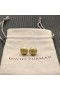 David Yurman Cábla Collectibles Earrings Graí 18K Ór Buí le Diamonds 8mm