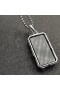David Yurman Cábla Wrap Amulet Sterling Silver le Dubh Onyx agus Diamonds 32mm