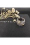 David Yurman Dúbailte X Crossover Fáinne Sterling Silver le 18K Buí Óir 13mm