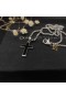 David Yurman Coimhthíocha Cloch Tras Airgid Sterling le Black Onyx 23mm