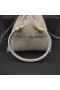 David Yurman Mban Búcla Clasaiceach Cábla Bracelet Bangle Sterling Silver le 14K Buí Óir 5mm